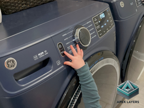 Childproof Button Cover For Washing Machine / Dryer [2 Button Covers] - Image 3