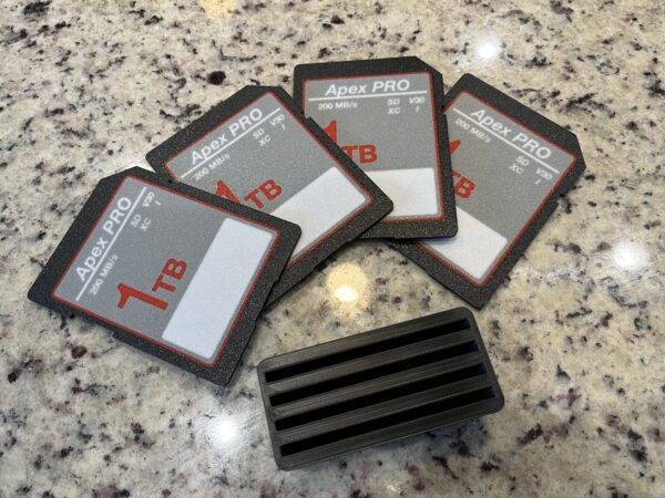 3D Printed SD Card Coasters with Holder - Image 2